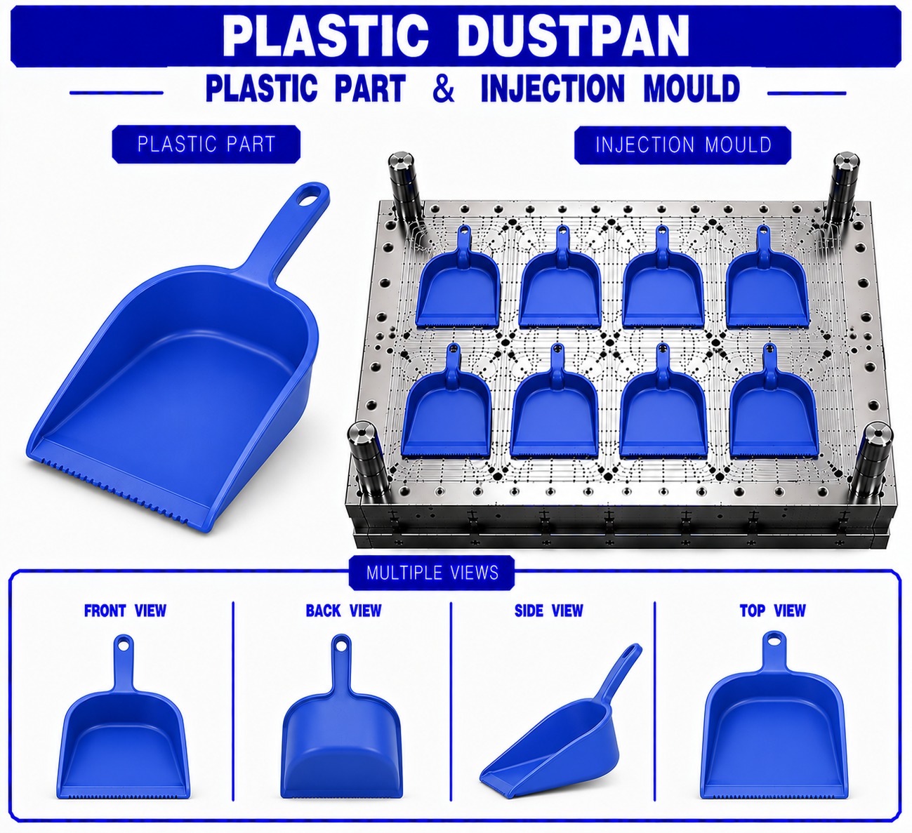 Plastic Dustpan Mould and Moulding Service